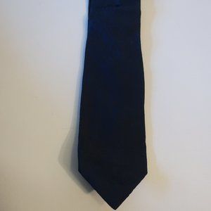 Mens Gianfranco Ferre Navy Blue Monogram Print Tie